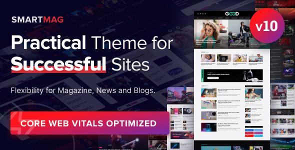 Enhance your website with SmartMag - Responsive  Retina WordPress Magazine