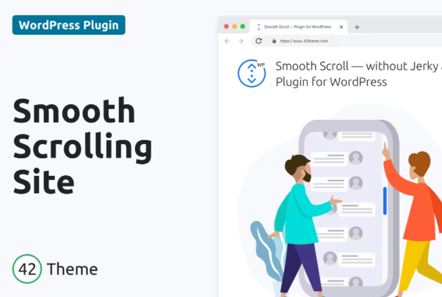 Smooth Scroll plugin will make your WordPress site cool by making the scroll movement of the mouse wheel smooth. Cool Scrolling Site