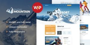 Create a stunning website for your ski resort or snowboard school with Snow Mountain. Highly customizable