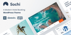 Sochi – Hotel Booking WordPress Theme best suited for Hotel Booking