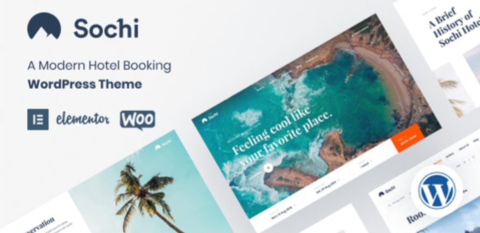 Sochi – Hotel Booking WordPress Theme best suited for Hotel Booking