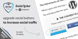 Unlock your site's potential with Social Locker for WordPress! This powerful plugin secures premium content behind social buttons