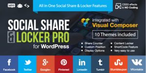 Unlock Advanced Engagement: Social Share  Locker Pro – WordPress Plugin The Social Share  Locker Pro - WordPress Plugin is your ultimate solution to supercharge user engagement and social sharing on your WordPress site. This powerful plugin from CodeCanyon allows you to easily lock your valuable content behind social…