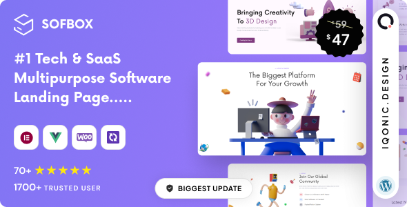 Sofbox – The Ultimate WordPress Software Landing Page If you're on the hunt for a stellar WordPress software landing page