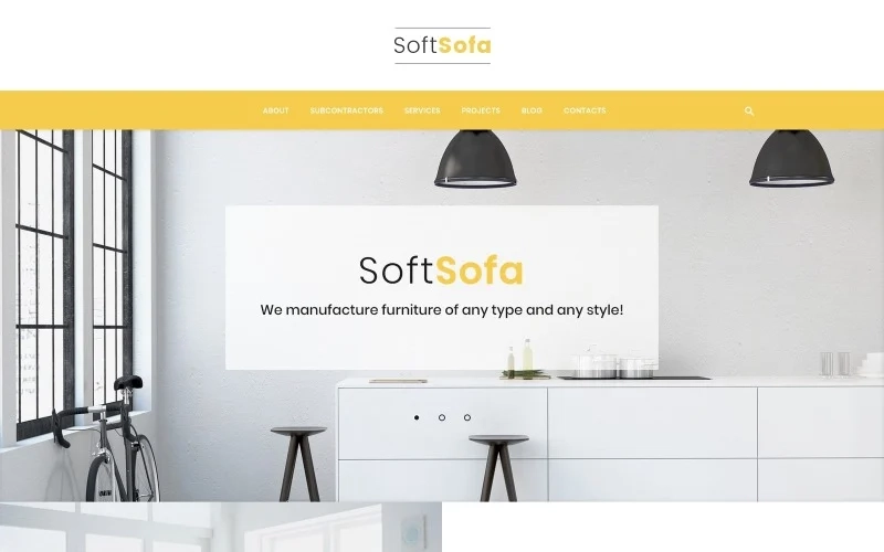 Soft Sofa is a Furniture WP Theme