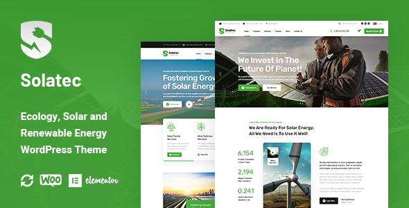 Build an eco-friendly website easily with Solatec – Ecology  Solar Energy WordPress Theme. Enjoy seamless customization and stunning design. Get it today!