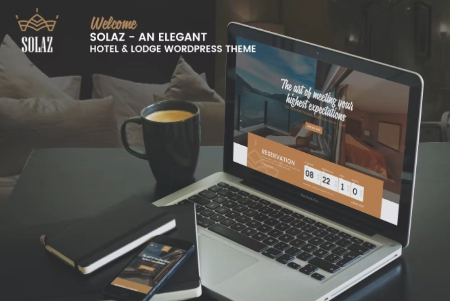 Solaz is an elegant corporate template dedicated for hotels