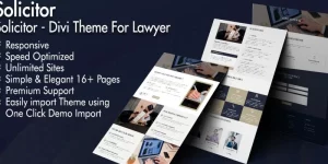 Multi-Purpose 16 + Pre-Built Pages Best Attorney  Lawyer Theme Solicitor Divi Theme For Lawyer is a multipurpose ‘ Divi Theme ‘ created for all Legal Businesses Best Fit for attorneys