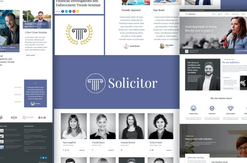 "Solicitor" is a full functional WordPress Theme designed  developed for Law Business