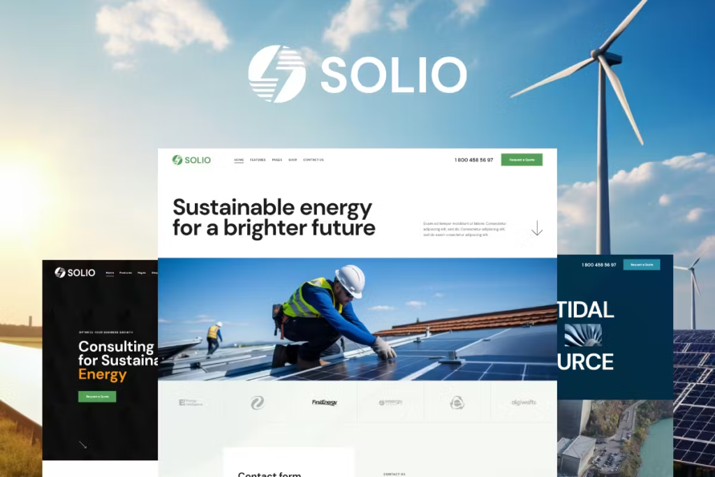 Discover the Solio stylish responsive WordPress theme