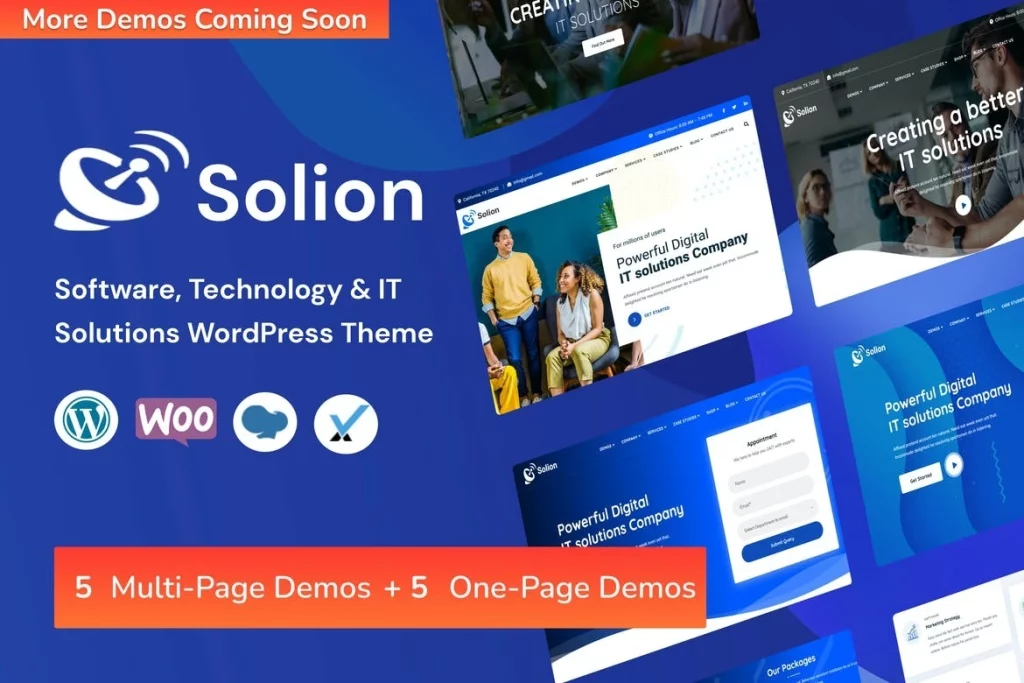 Discover Solion: A highly customizable WordPress theme for software