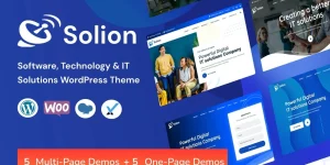 Discover Solion: A highly customizable WordPress theme for software