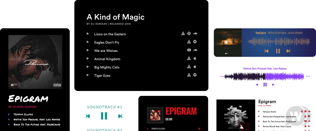 Meet the easiest Audio Player plugin for WordPress ever made. The idea behind this WordPress plugin is to keep it super simple. Create a playlist. Upload MP3 files and easily add the album on any pages or posts using your favourite page builder. Hands off! Soundwave is self-generated and we…