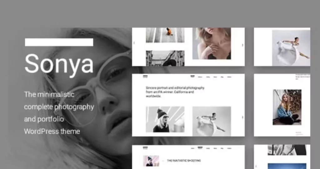 Discover Sonya – a stunning modern photography theme perfect for showcasing your work! Easily adaptable for fashion