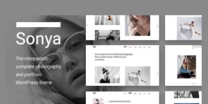 Discover Sonya – a stunning modern photography theme perfect for showcasing your work! Easily adaptable for fashion