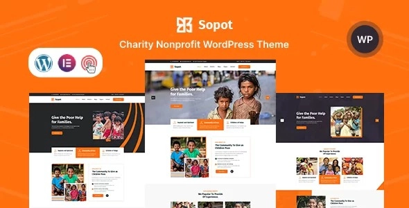 Sopot is a clean WordPress Charity Theme which fits for all kind of Charity