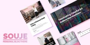 Souje is a personal WordPress blog theme. Fashion lovers