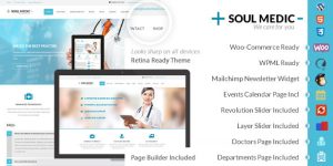 SoulMedic is the best Medical WordPress theme for Doctors