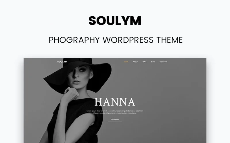 Create a top-notch website showcasing photo services using Soulym theme. Your website will look stylish and extraordinary with this theme. You will inform about your studio