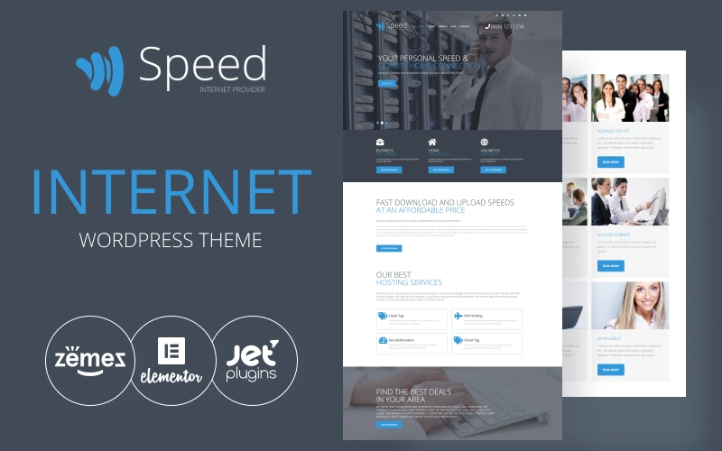 This new internet theme is for businesses that work for a data segment