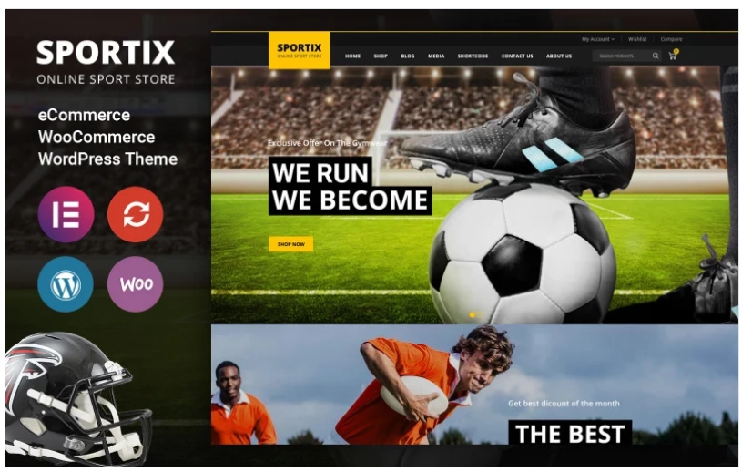 Discover SPORTIX – the ultimate WooCommerce theme for sports