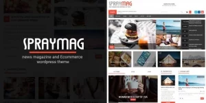 Discover Spraymag: A magazine-style WordPress theme with e-commerce support