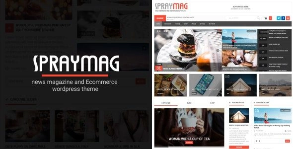 Discover Spraymag: A magazine-style WordPress theme with e-commerce support