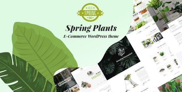 Transform your love for plants into a stunning website with the Spring Plants - Gardening  Houseplants WordPress Theme. Available on ThemeForest and Bevaultx.