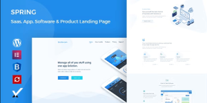 Spring Software and App Landing WordPress Theme Check out the Spring Software and App Landing WordPress Theme – it’s a real game-changer for anyone looking to create a sleek