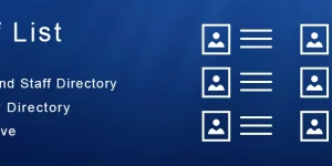 Staff List – WordPress plugin to create and display staff directory