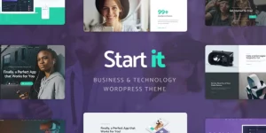 IT Startup is a theme for modern technology and business startups and innovative companies. The theme is just as innovative itself to let you build a website with powerful functionality