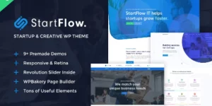 StartFlow is Ultra Responsive and Retina Ready WordPress Theme tailored for all types of Small Business