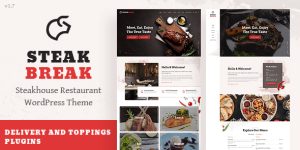 Elevate your steakhouse with the SteakBreak theme. Get unlimited downloads  premium updates for WordPress at Bevaultx. Sign up today!