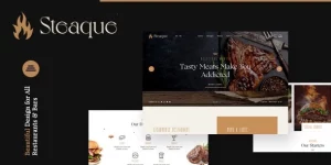 Beautiful elegant design and premium look makes item more impressive. You will be able to use Steaque for all kind of restaurant and bar website purposes. With parallax header slider you might present yourself in beautiful way. WP Bakery page builder and clean HTML structure will make easy to edit…