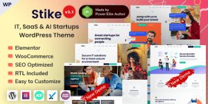 Stike is a modern WordPress theme for IT