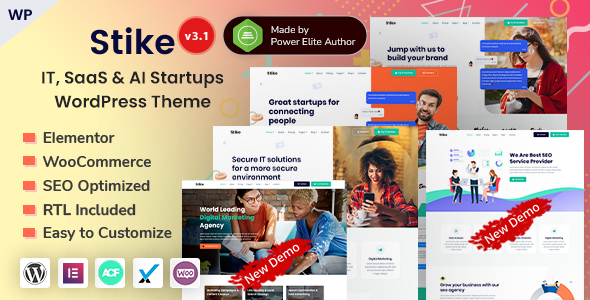 Stike is a modern WordPress theme for IT