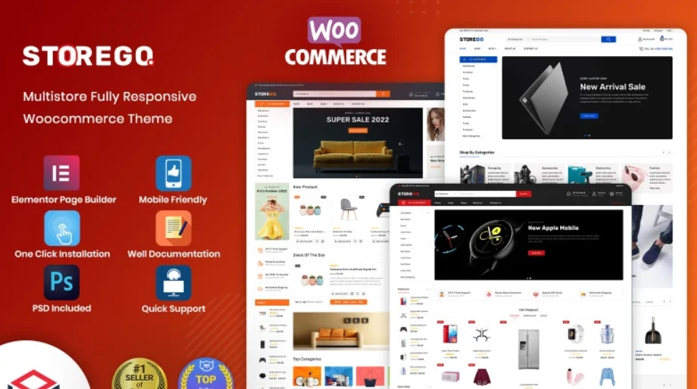 Discover StoreGo - MultiPurpose Electronic Store WooCommerce Theme