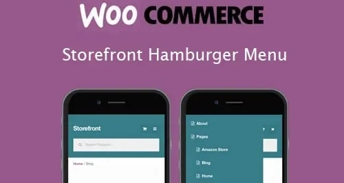 Storefront Hamburger Menu turns the default handheld navigation into an off-screen sidebar menu with a hamburger toggle.