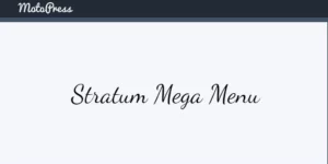 Transform your WordPress navigation with Stratum Mega Menu! This Elementor addon creates responsive