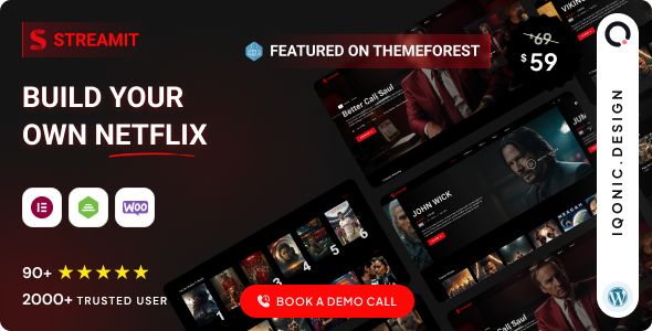 Streamit – Video Streaming WordPress Theme: Your Ultimate Solution for Online Video Projects Looking to revamp your video streaming website? Say hello to Streamit – Video Streaming WordPress Theme! This dynamic and feature-rich theme is designed specifically for video streaming platforms