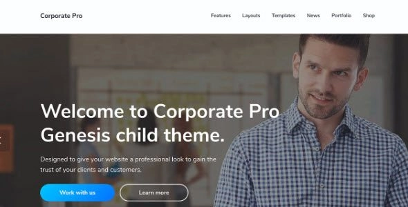 Corporate Pro is a smart investment for businesses wanting to make a lasting impression. Corporate Pro has raised the bar for Genesis child themes with its smart new features such as the One Click Demo Import