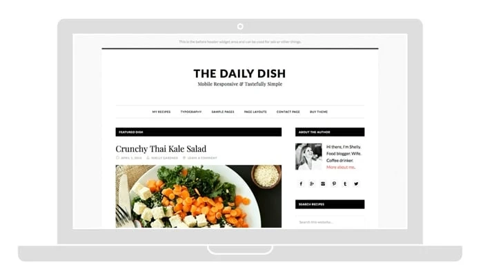 Daily Dish is a brand new theme for Genesis that is designed to present your content like it’s the most appetizing dish at your favorite 4-star restaurant. The main course of your site is