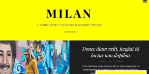 Your unmistakable style deserves a site that features it beautifully. Presenting Milan