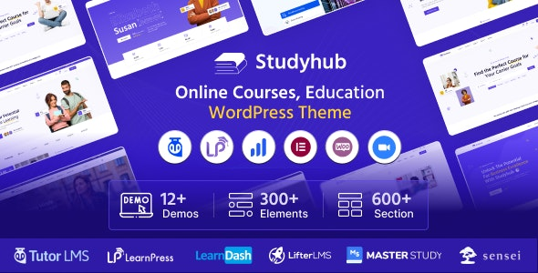 StudyHub is a versatile and powerful WordPress theme designed specifically for educational institutions