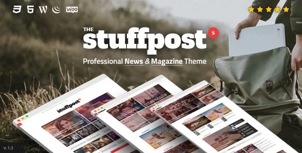 StuffPost is a professional News  Magazine WordPress theme