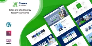 Stures is a Solar and Wind Energy WordPress Theme for green