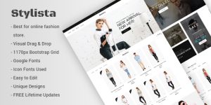 Create a stylish and functional fashion store with the Stylista Responsive Fashion WooCommerce WordPress Theme. Fast