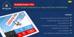 Subdomain Pro: Simplify Your Subdomain Management Are you struggling to manage multiple subdomains effortlessly? Look no further! Subdomain Pro from CodeCanyon is here to rescue you. This powerful tool streamlines subdomain administration