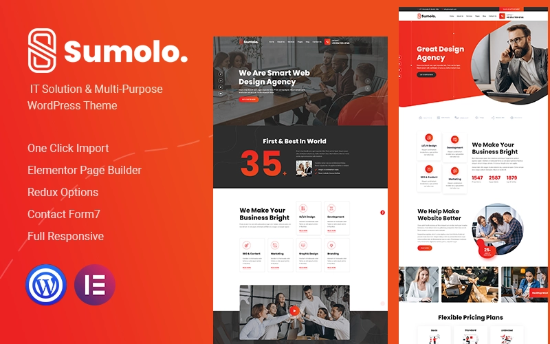 Sumolo is an all around coded and current WordPress Theme