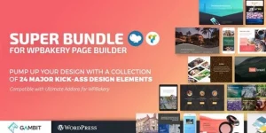 Unlock the power of your WordPress site with the Super Bundle for WPBakery Page Builder! Get 20+ premium plugins